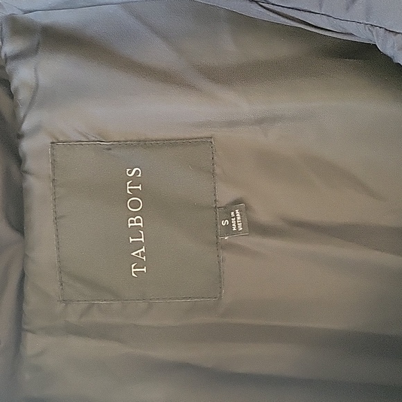 Talbots quilted black jacket size S - Picture 3 of 4